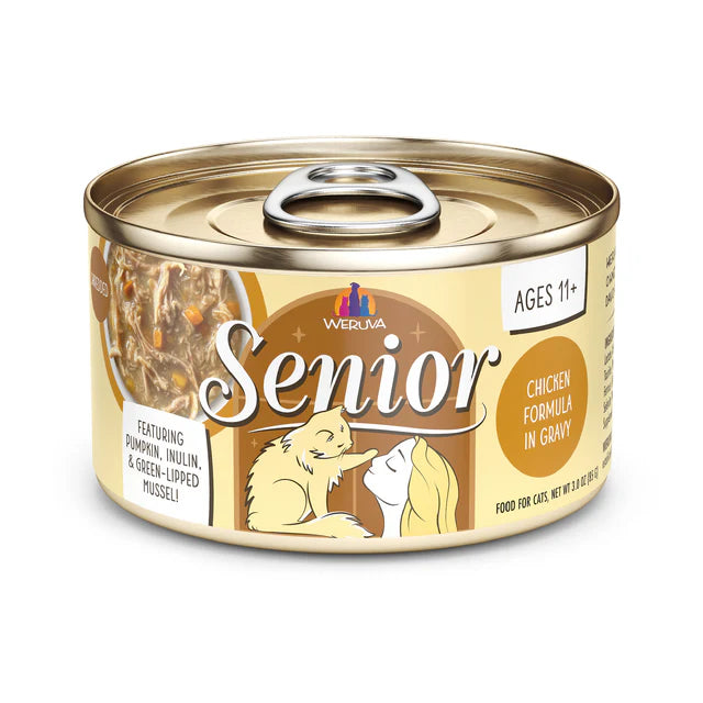 Weruva Cat Wet Food Senior Chicken in Gravy 3oz