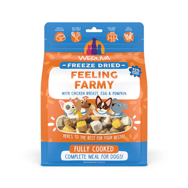 Weruva Dog Freeze-Dried Food Feeling Farmy 5.5oz
