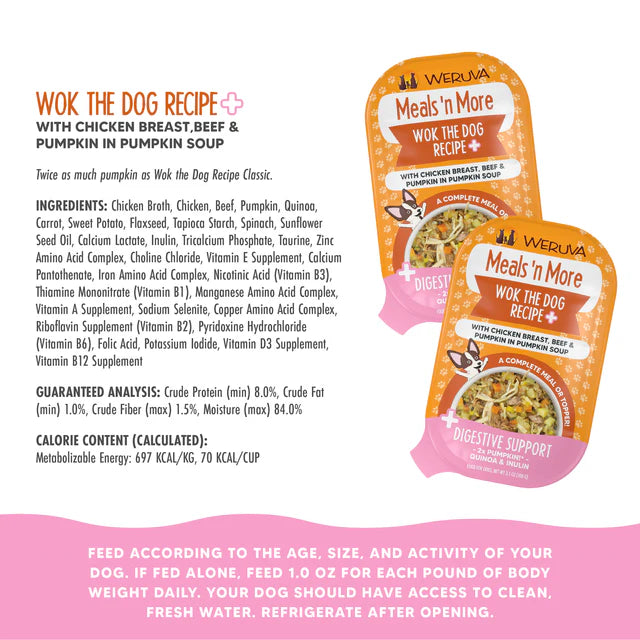 Weruva Dog Meals 'n More Wok The Dog 3oz
