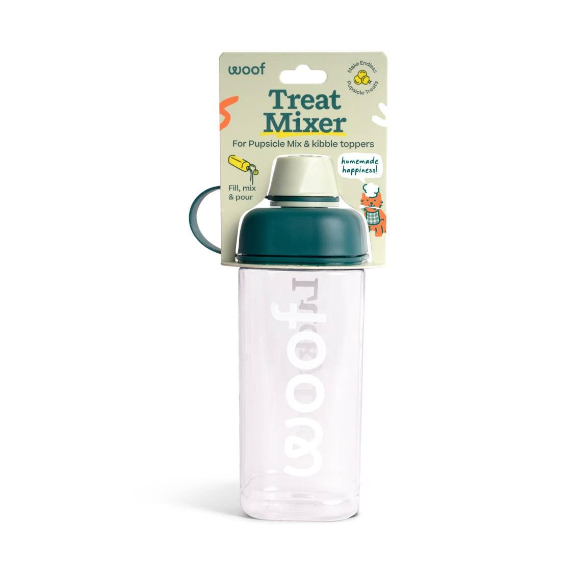 Woof Dog Treat Mixer Bottle (16oz)