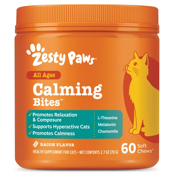 Bocaditos calmantes Zesty Paws C, 60 unidades