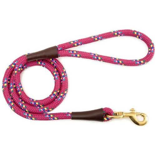 Mendota Small Snap Leash Ruby 3/8 x 6'