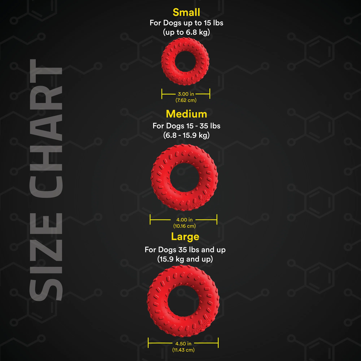 פּלייַאָלאָגיע הונט צאַצקע צווייענדיק שיכטע רינג - פלעיש שמעקן