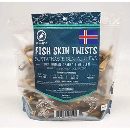 Tickled Pet Icelandic Codfish Skin Twist 16oz