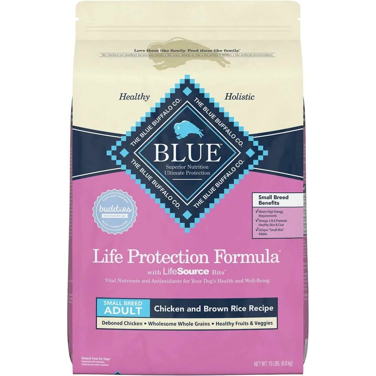 Blue Buffalo Dry Dog Food Life Protection Formula Adult Small Breed Chicken & Brown Rice Recipe
