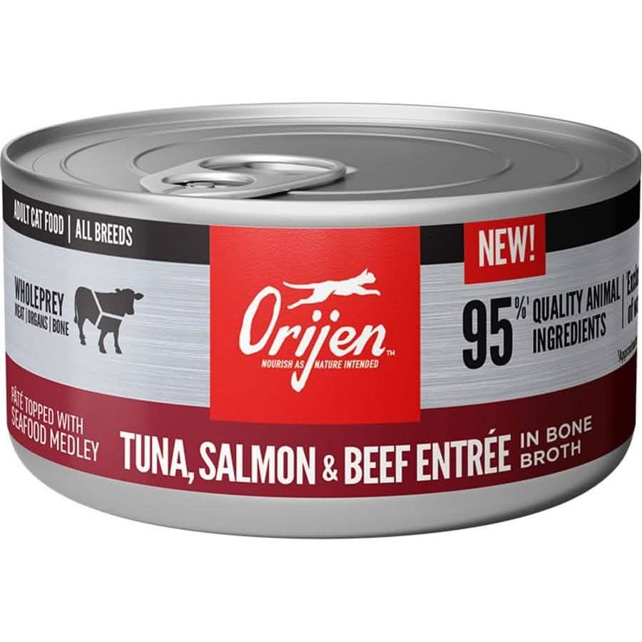 Orijen Wet Cat Food Tuna, Salmon & Beef Entree