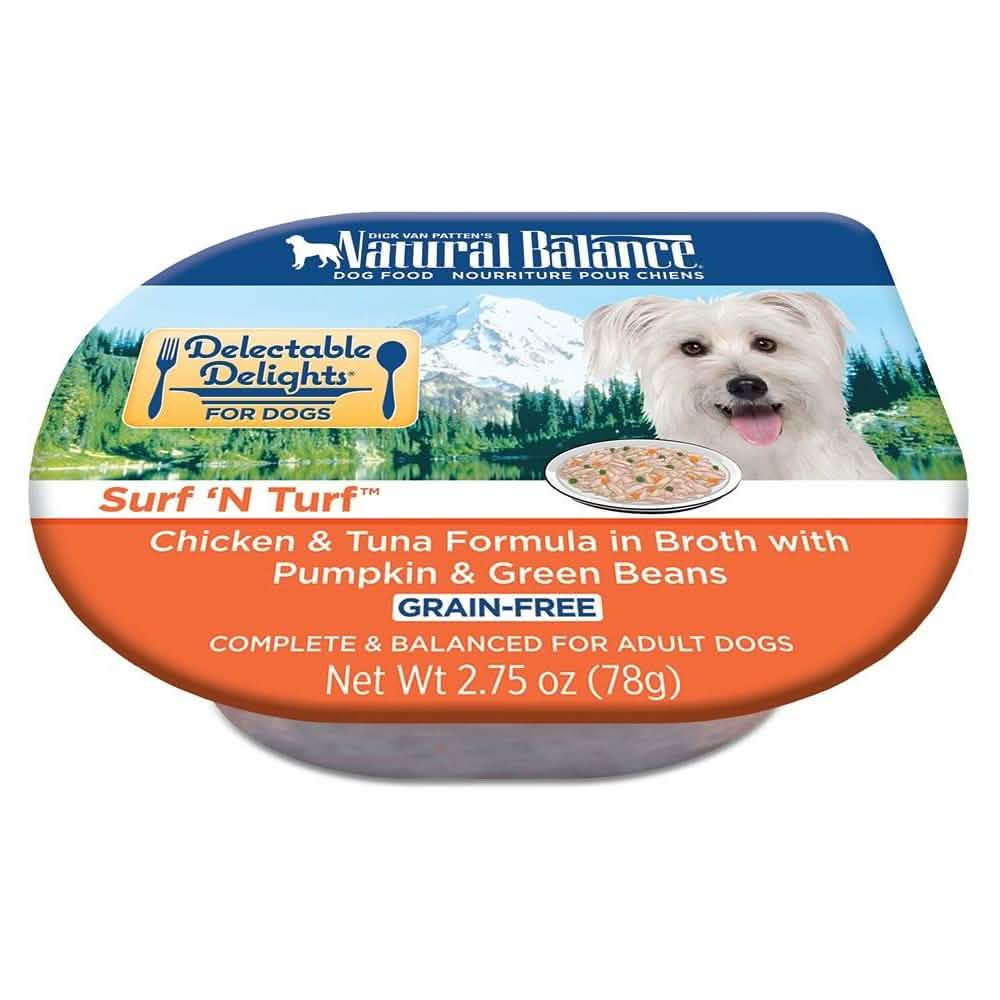 Natural Balance D Delectable Delights Tuna//Chicken/Pumpkin 2.75oz
