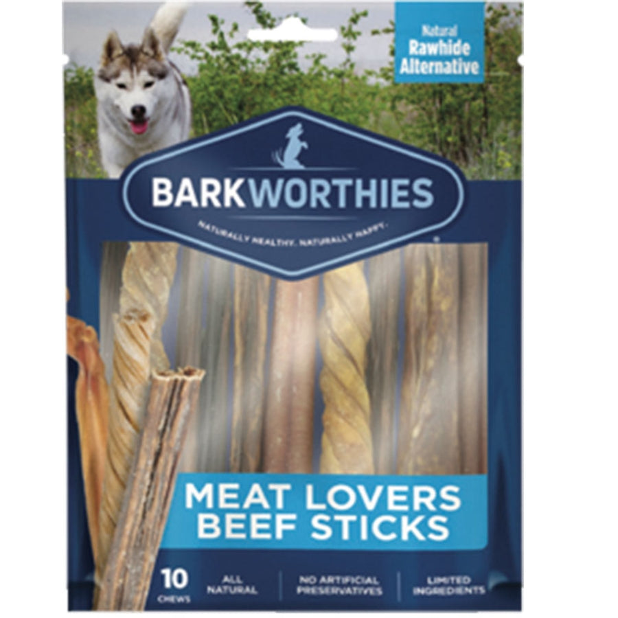 Barkworthies狗肉爱好者牛肉棒10 PK