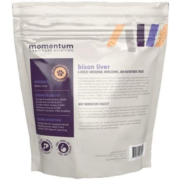 Momentum Dog Treat Freeze-Dried Bison Liver