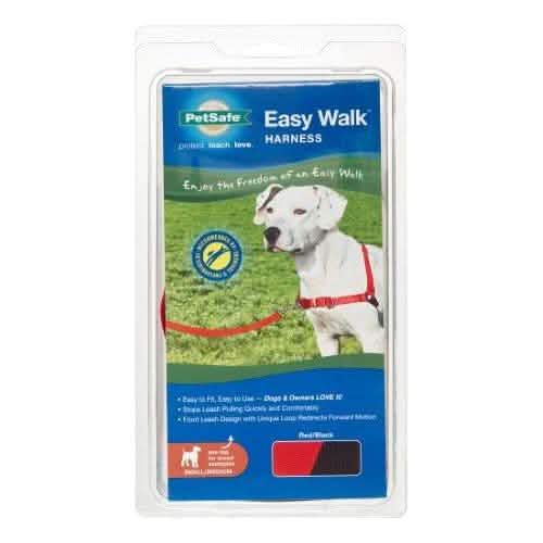 PetSafe Small/Medium Easy Walk Dog Harness in Red/Black Color
