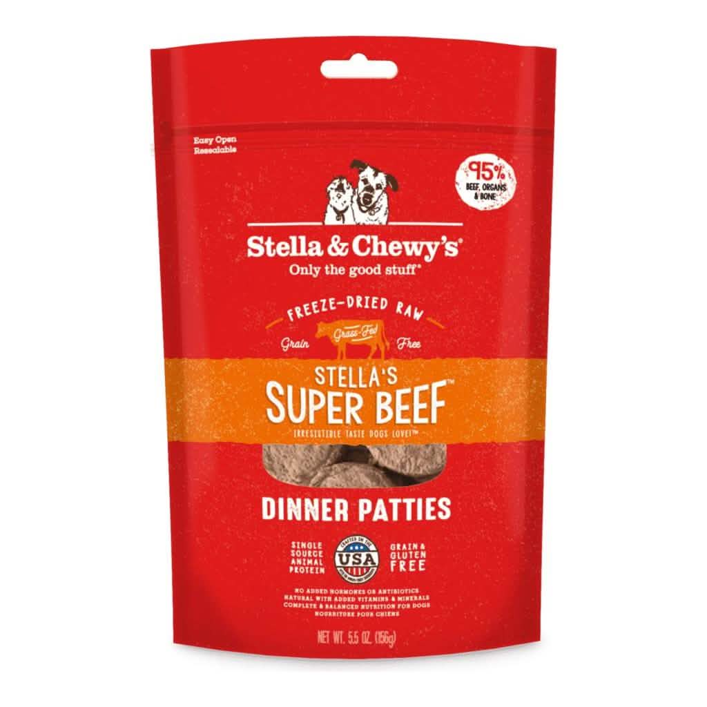 Stella & Chewy's Freeze-Dried Dog Food Stella's Super Beef Dinner Patties