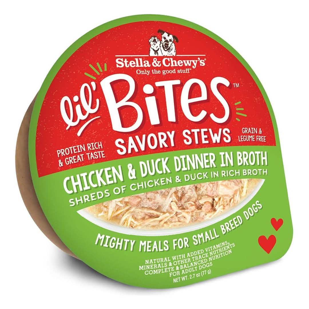 Stella & Chewy's Lil' Bites Savory Stews Chicken & Duck Dinner in Broth