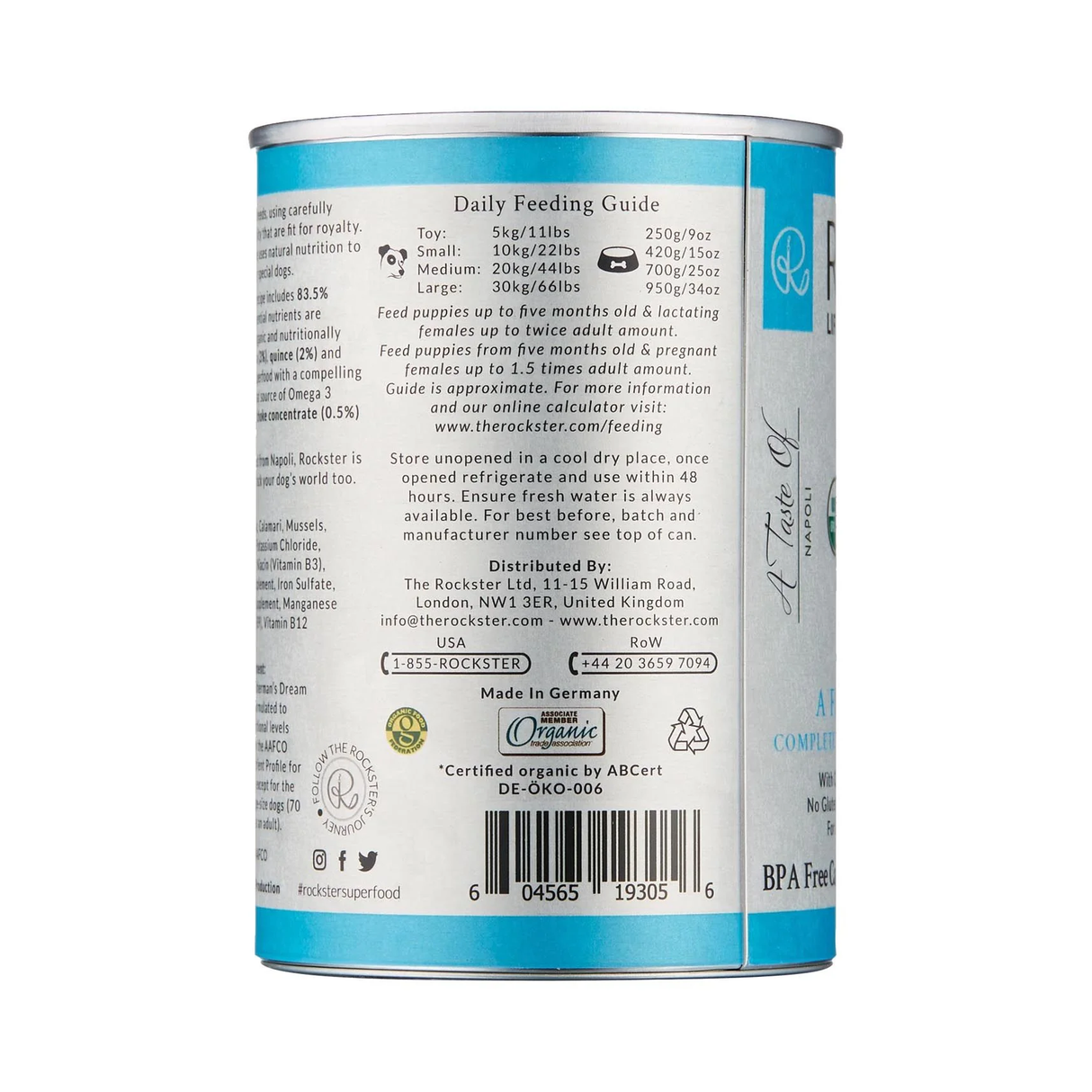 Rockster נאַס הונט עסנוואַרג פישערמאַנס חלום גאַנץ אָרגאַניק לאַקס רעצעפּט