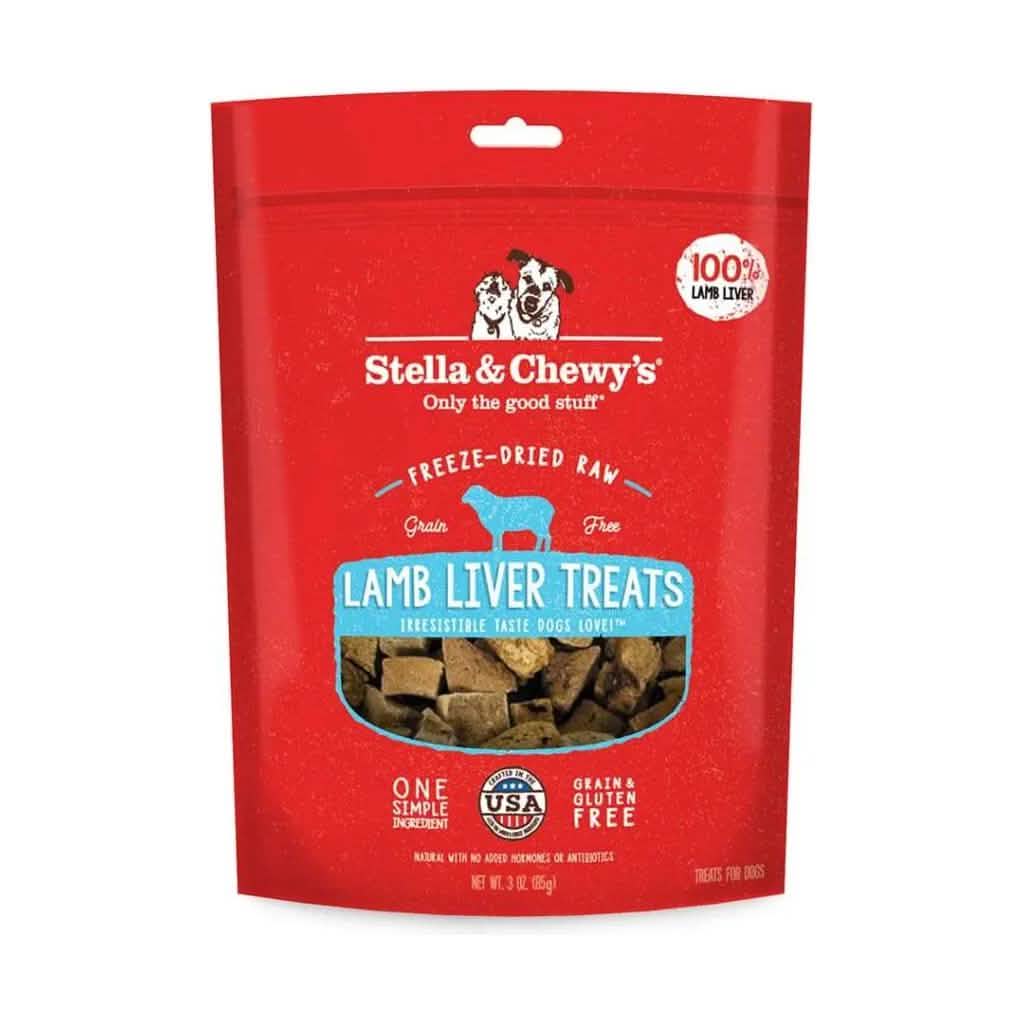 Stella & Chewy's Dog Treat Freeze-Dried Raw Lamb Liver Treats
