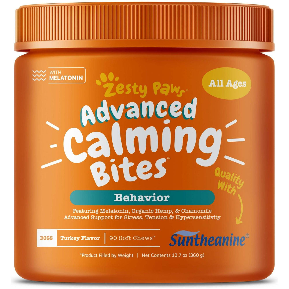 Zesty Paws Calming Bites With Melatonin 90ct
