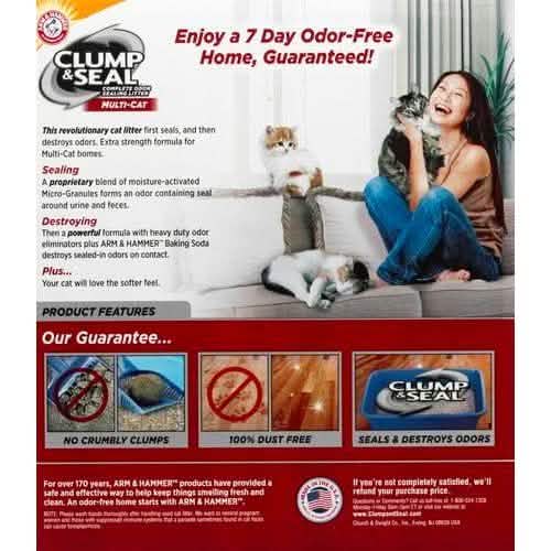 Arm & Hammer Cat Litter Clump & Seal Multi-Cat