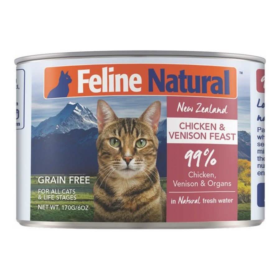 Feline Natural Wet Cat Food Chicken & Venison Feast