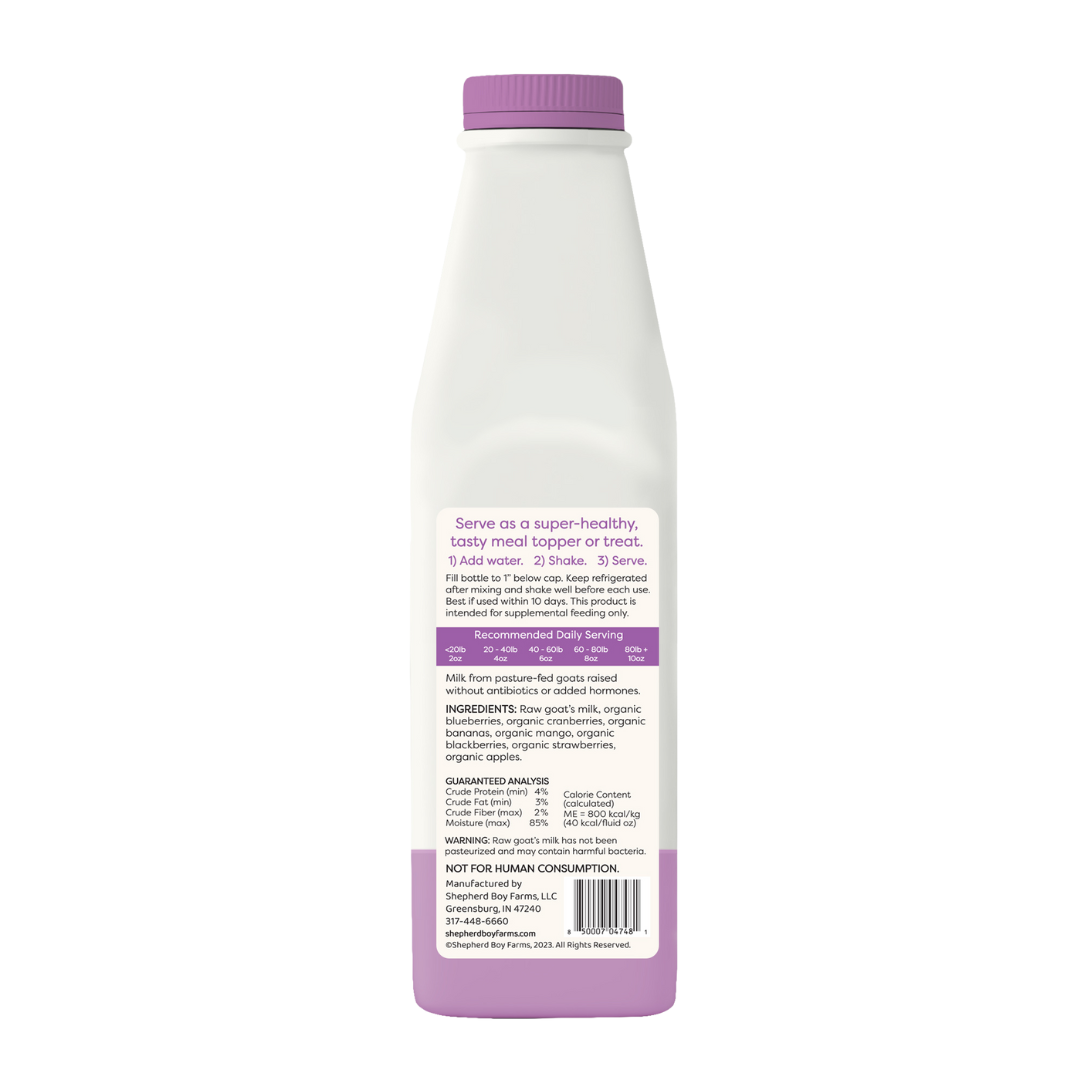 Shepherd Boy Farm DC Freeze Dried Raw Goat Milk Super Fruit 2oz