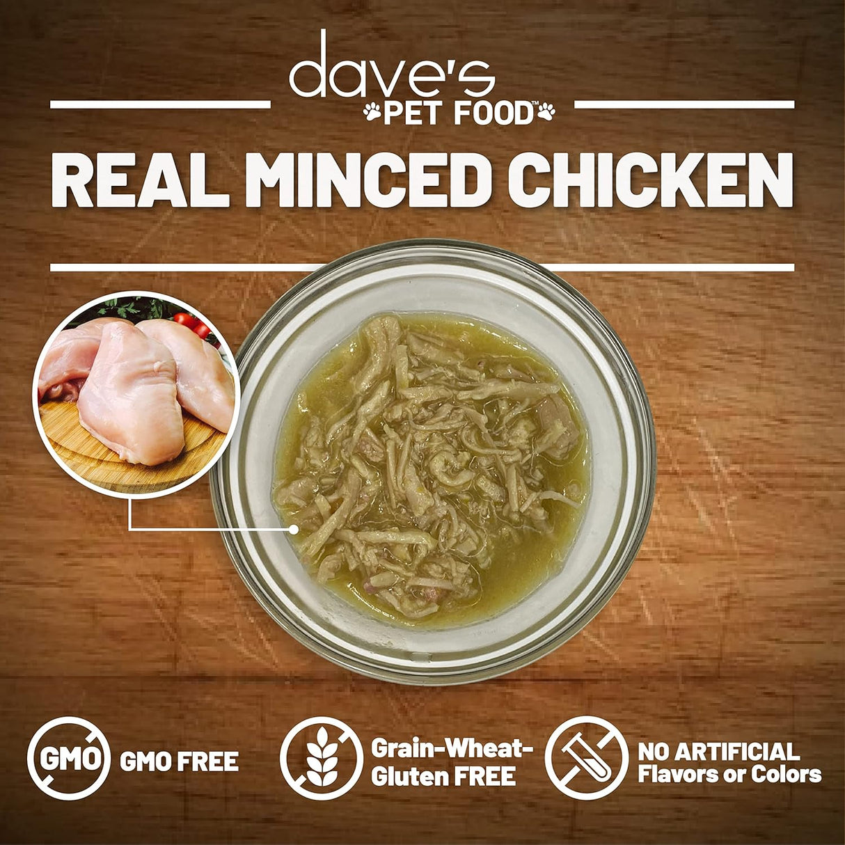 Dave의 C Minced Chicken 2.8oz
