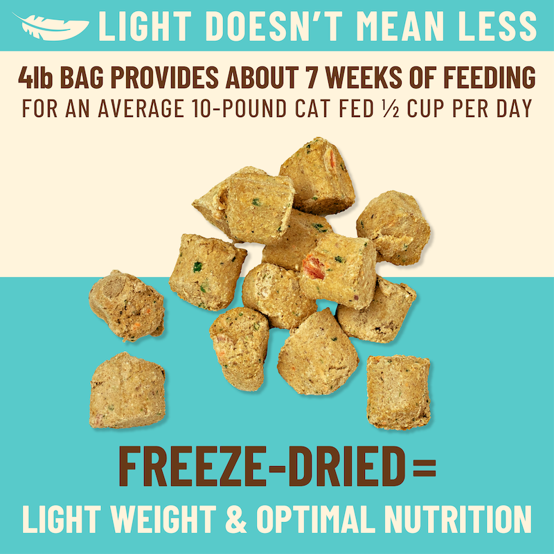 Primal Freeze Dried Cat Food Kibble in the Raw Chicken and Fish Recipe 1.5lb