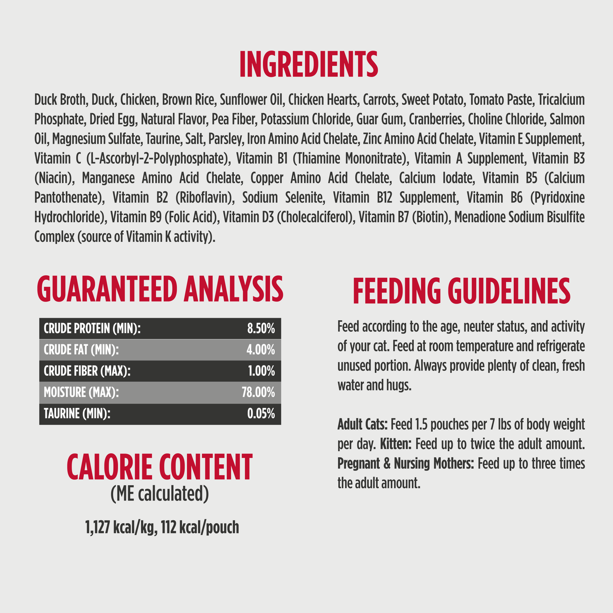 Nulo Cat Pouch Gently Cooked Duck & Chicken 3.5oz