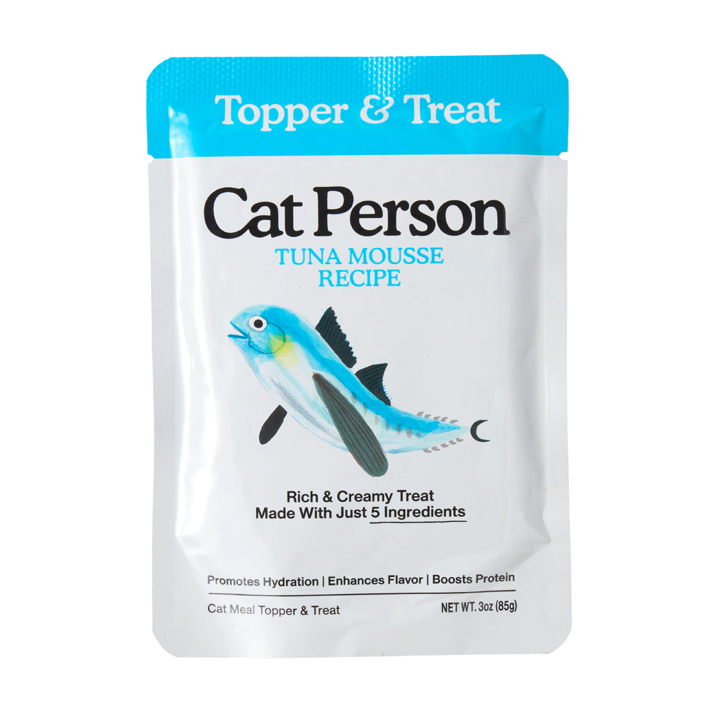 Cat Person Cat Wet Food Pouch Mousse Tuna 3oz