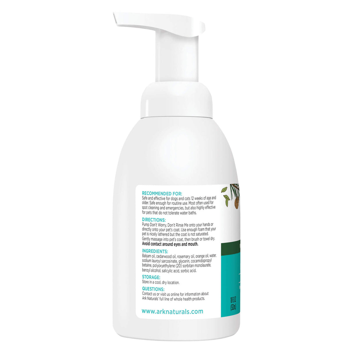 Ark Naturals וואַסער-פֿרייַ שאַמפּו דו זאלסט נישט רייניקן מיר 18oz