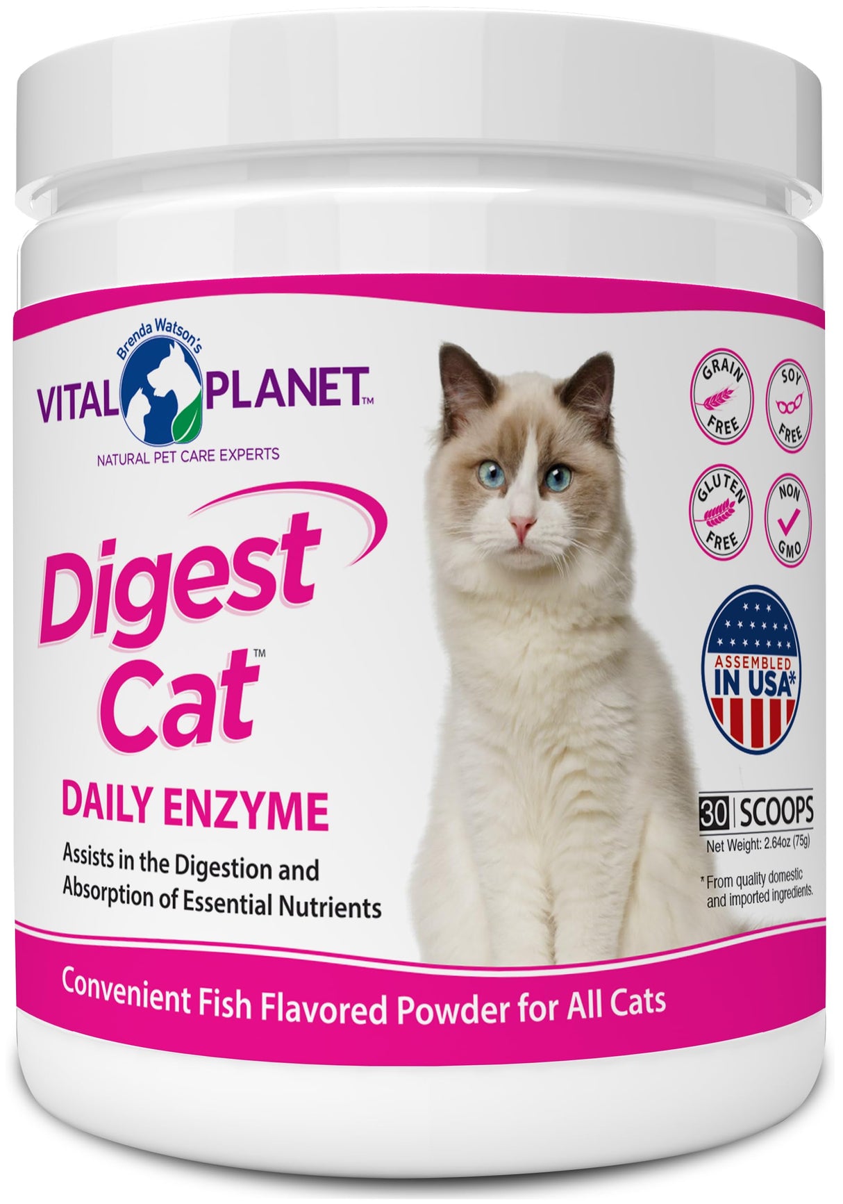 Vital Planet Cat Digest Powder .75g