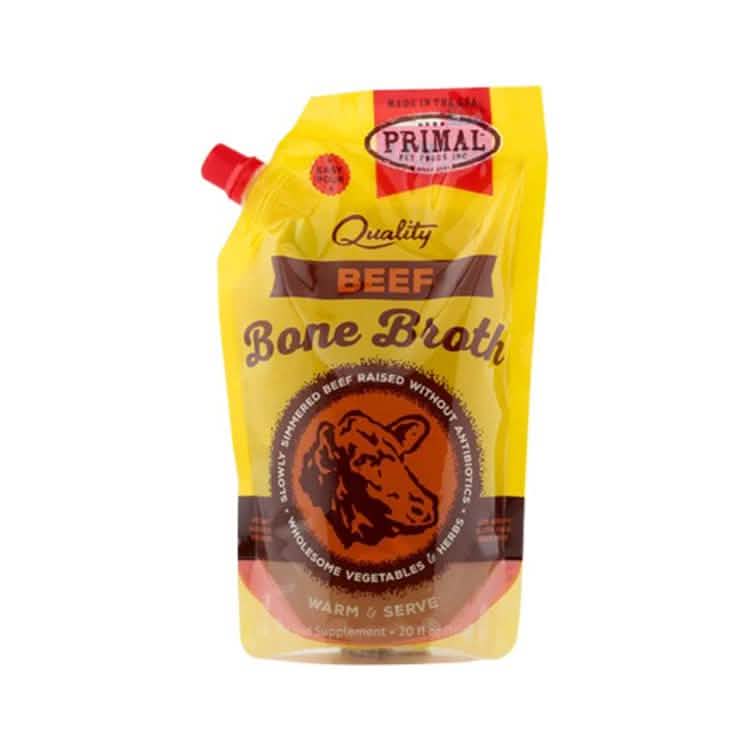 Primal Dog & Cat Food Topper Frozen Beef Bone Broth