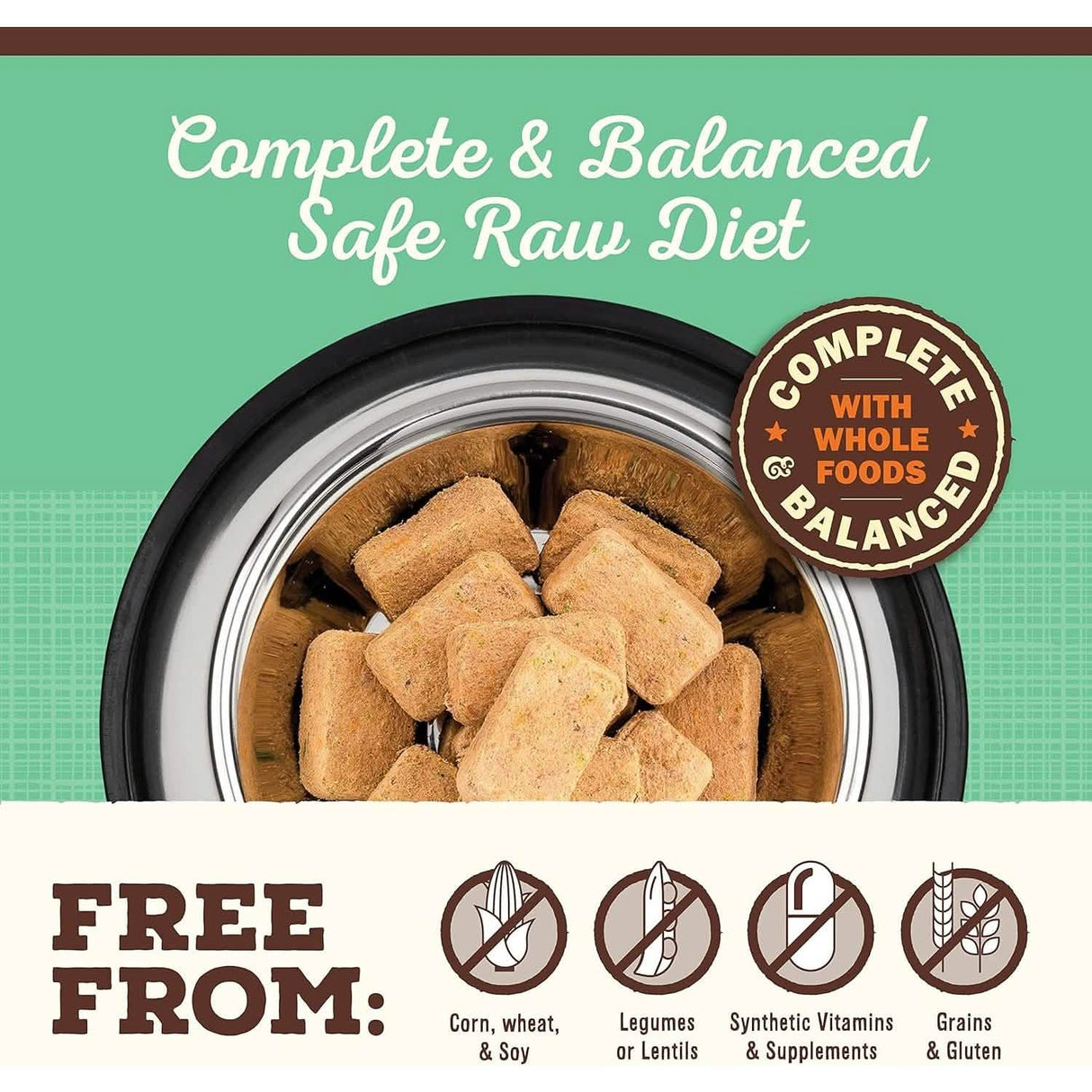 נאגטס מזון לכלבים מיובשים בהקפאה פורמולת עוף של פרימל