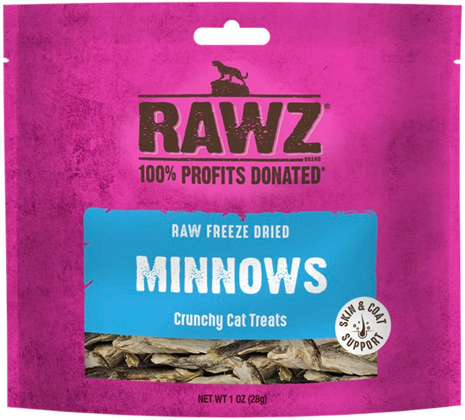 Rawz Cat Treat Freeze Dried Minnows 1oz