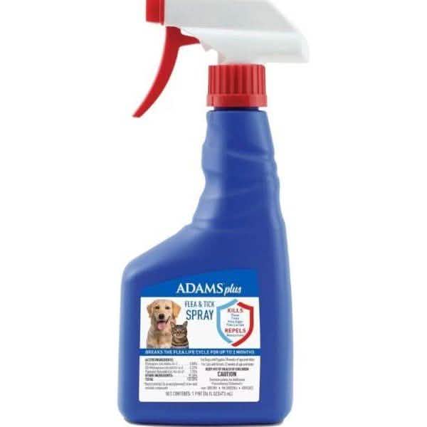 Adams Plus Flea & Tick Spray for Dogs & Cats