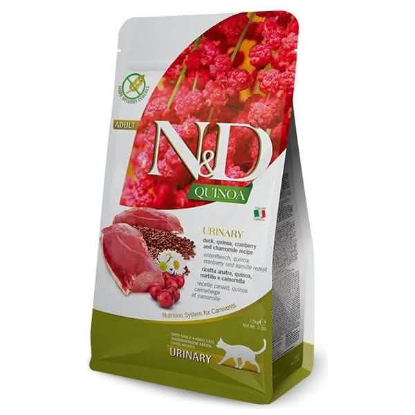 Farmina Dry Cat Food N&D Quinoa Urinary Duck