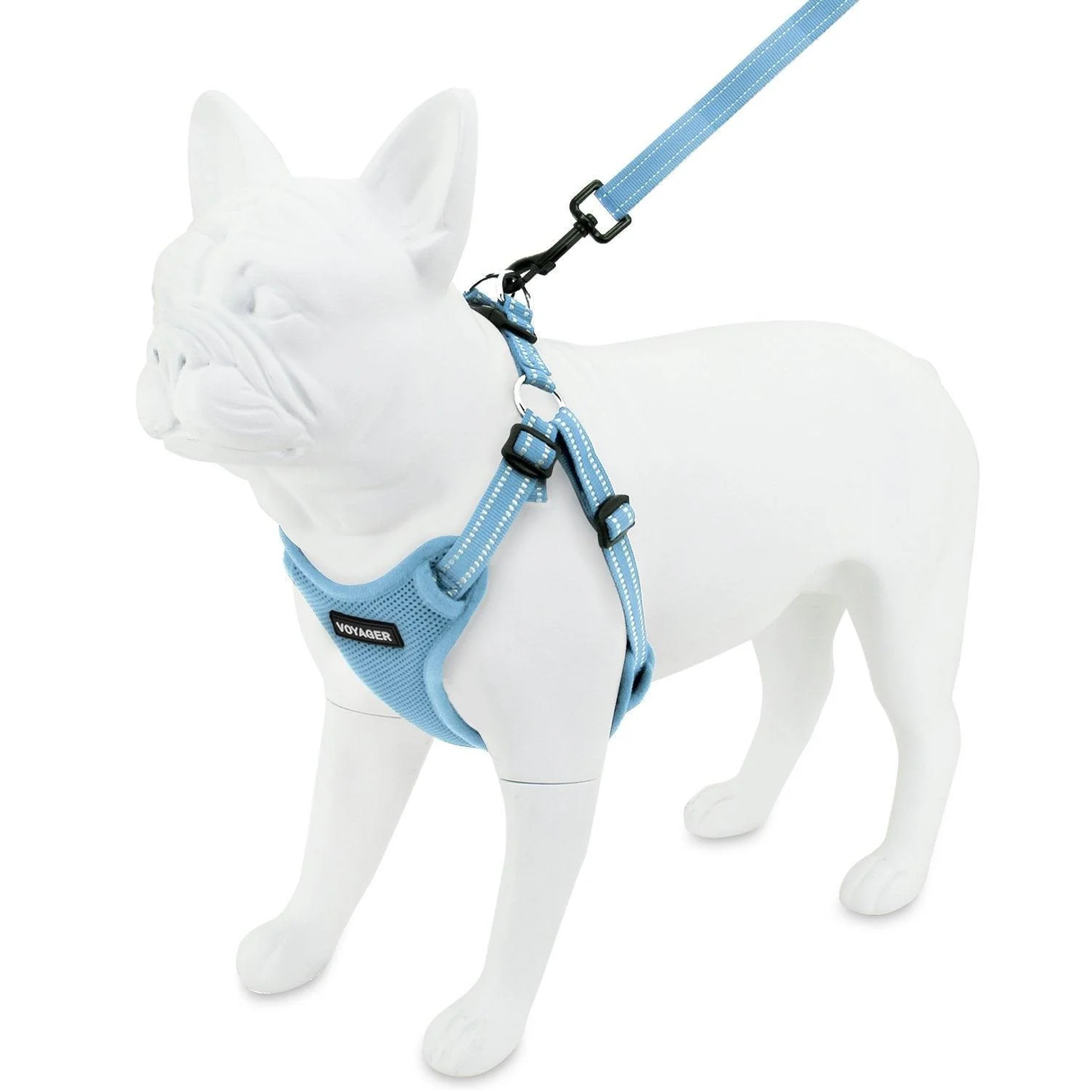 Voyager Step-In Flex 可调节宠物背带 - 淡蓝色