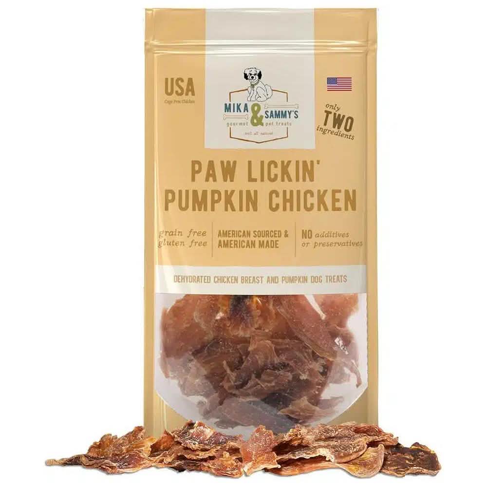 Mika & Sammy's Dog Treat Paw Lickin' Pumpkin Chicken