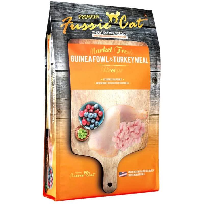 Fussie Cat Dry Cat Food Market Fresh Guineafowl & Turkeymeal Recipe