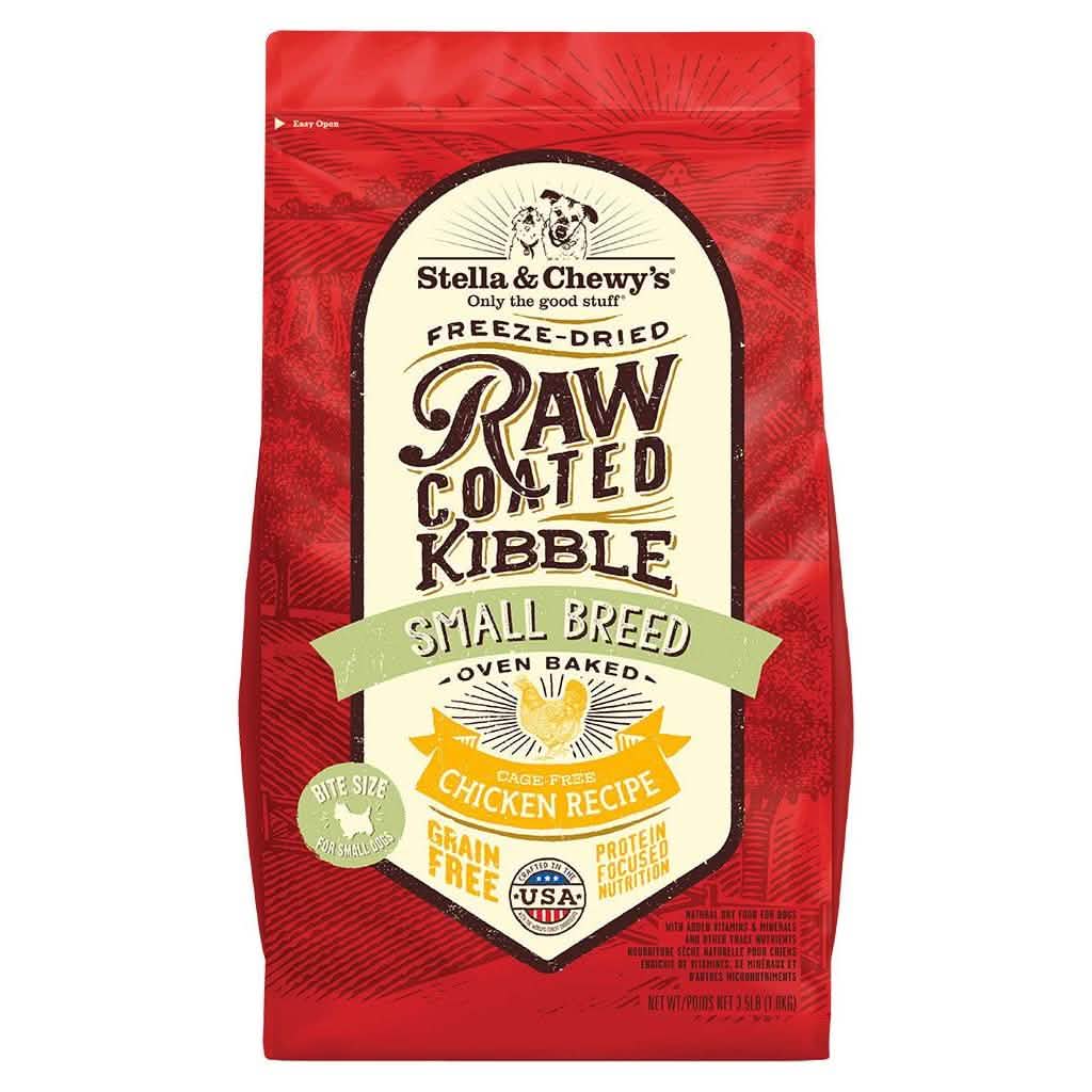 Stella & Chewy's Dry Dog Food Raw Coated Kibble Cage-Free Chicken Small Breed Recipe