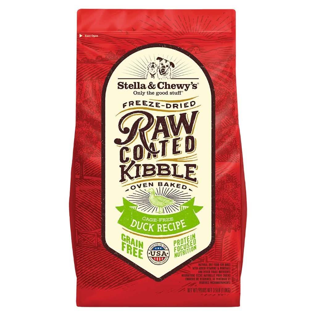 Stella & Chewy's Dry Dog Food Raw Coated Kibble Cage-Free Duck Recipe