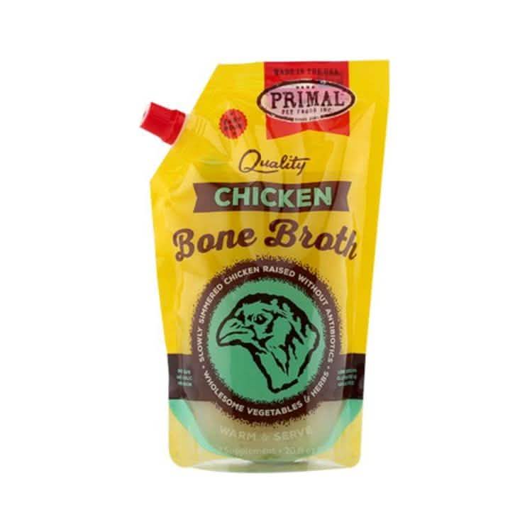 Primal Dog & Cat Food Topper Frozen Chicken Bone Broth
