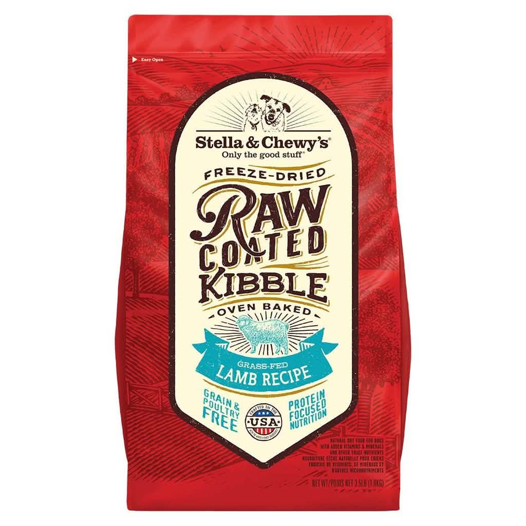 Stella & Chewy's Dry Dog Food Raw Coated Kibble Grass-Fed Lamb Recipe