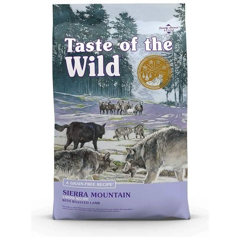 Taste of the Wild Dry Dog Food Adult Sierra Mountain Lamb Recipe