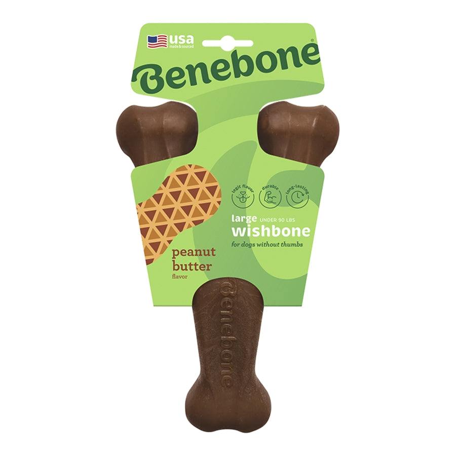 Benebone Wishbone Peanut Butter L