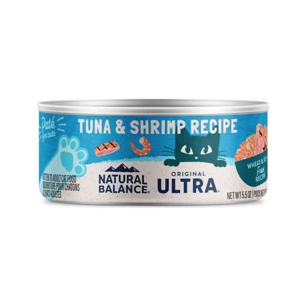 Natural Balance Wet Cat Food Orginal Ultra Tuna & Shrimp Formula Paté