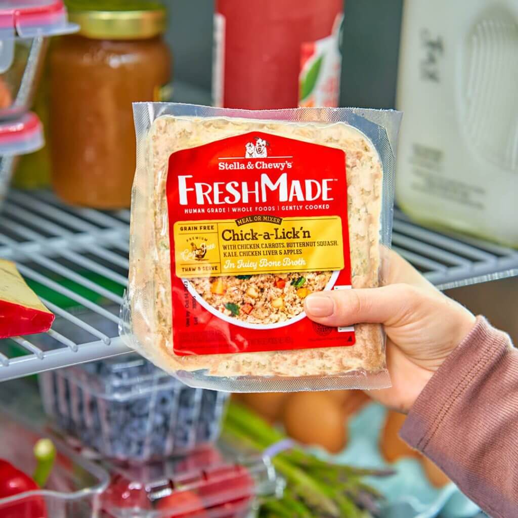 Stella & Chewy's приготовленный замороженный корм для собак FreshMade Chick-a-Lick'n