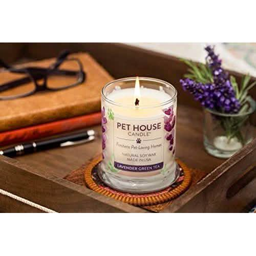 Pet House 85OZ Bamboo Water Candle for Cats and Dogs