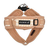 Puppia Large Egon Pattern Dog Harness in Beige