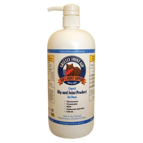 Grizzly Joint Aid 4 Dogs Liquid 32oz