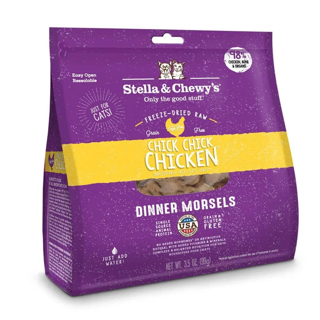 Stella and Chewy's Chick, Chick Chicken Freeze Dried Raw Dinner Morsels