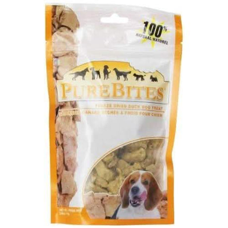 Pure Bites Dog Food Duck Flavor Treat, 2.6oz Size