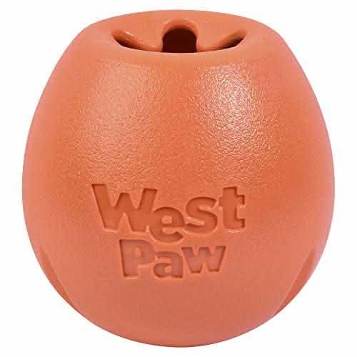 West Paw Rumbl Orange Large - Premium Dog Toy